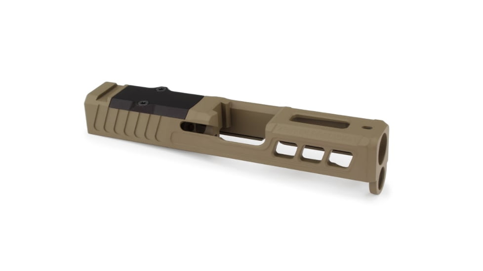 Zaffiri Precision ZPS3 Glock 43, Glock 43X 9mm Luger Pistol Slide, Flat Dark Earth, SL-G43-ZPS3-RMSC-FDE