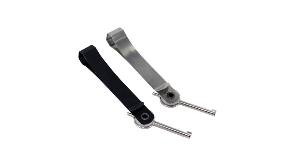 Zak Tool Handcuff Key and Tactical ID Card Holder, Stainless Steel, ZT98