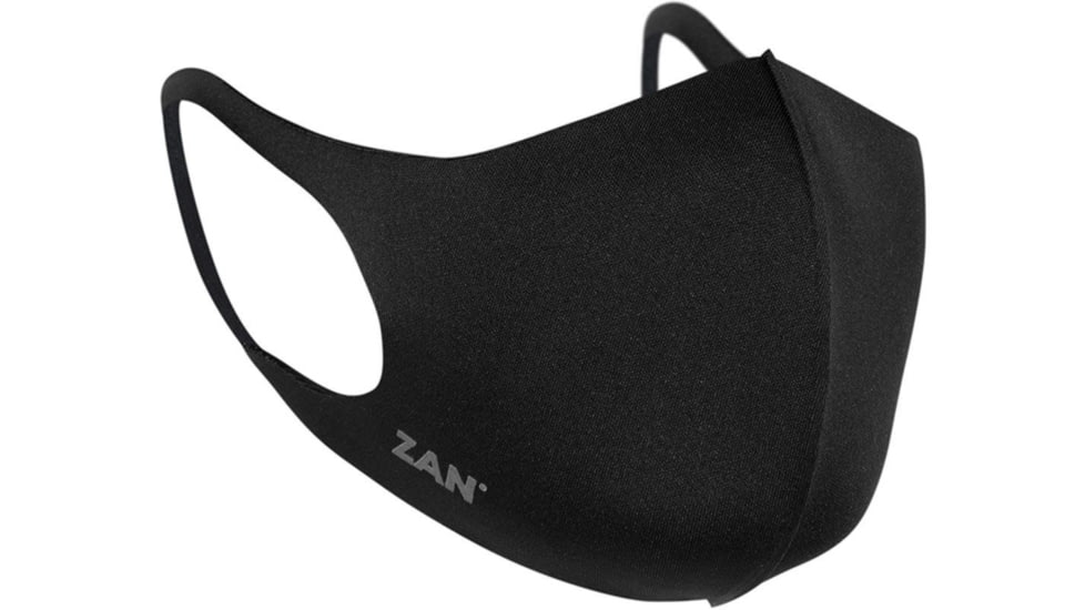 Zan Headgear Lightweight Face Mask, One Size, 2 Pack, Black, FMLW114