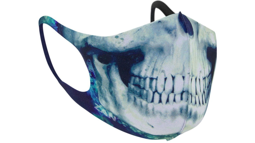 Zan Headgear Lightweight Face Mask, One Size, 2 Pack, Paint Skull, FMLW414