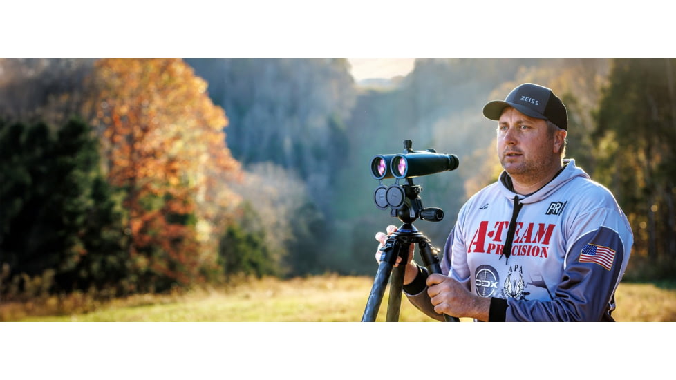 Zeiss Conquest HDX LRP 15x56mm Abbe-Konig Binocular w/ Miliradian Reticle, Black, 525636-9901-000