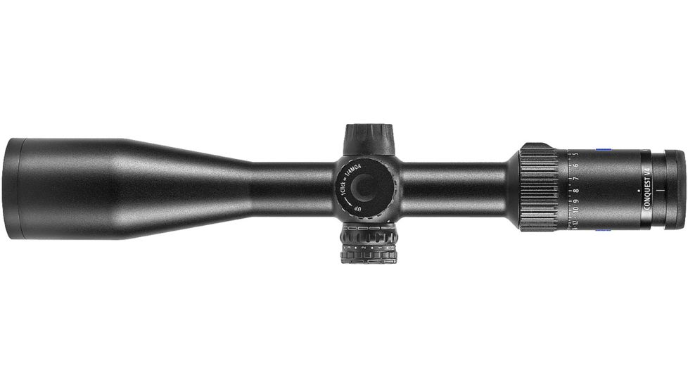 Zeiss Conquest V4 Rifle Scope, 4-16x50, 30mm Tube, ZMOAi-T30 Illum. Reticle, Ext Elevation Ballistic Stop, Black, Medium, NSN 9013.10.1000, 522945-9964-090