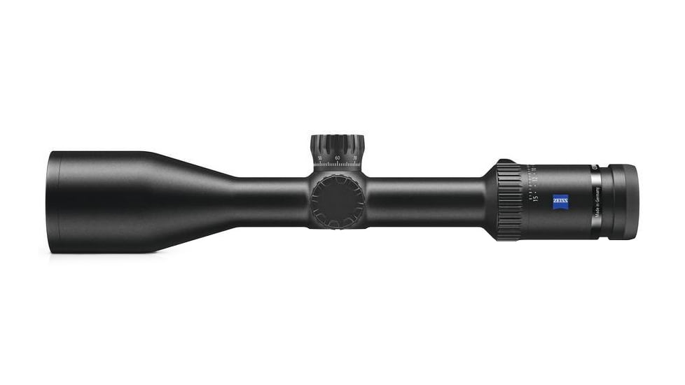 Zeiss Conquest V6 External Elevation Turret 2.5-15x56mm 30mm Tube Rifle Scope, Second Focal Plane, Illuminated Plex Reticle, Black, 522235-9960-060