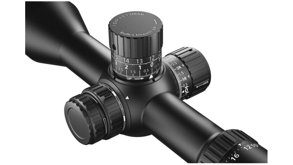 Zeiss LRP S5 525-56 Rifle Scope, 5-25x56mm, ZF-Mri 16 Reticle, Black, Large, NSN 9013.10.1000, 522295-9916-090