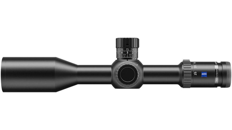 Zeiss LRP S5 525-56 Rifle Scope, 5-25x56mm, ZF-Mri 16 Reticle, Black, Large, NSN 9013.10.1000, 522295-9916-090