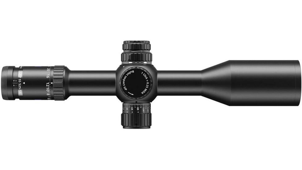 Zeiss LRP S5 525-56 Rifle Scope, 5-25x56mm, ZF-MOAi Reticle, Black, Large, NSN 9013.10.1000, 522285-9917-090