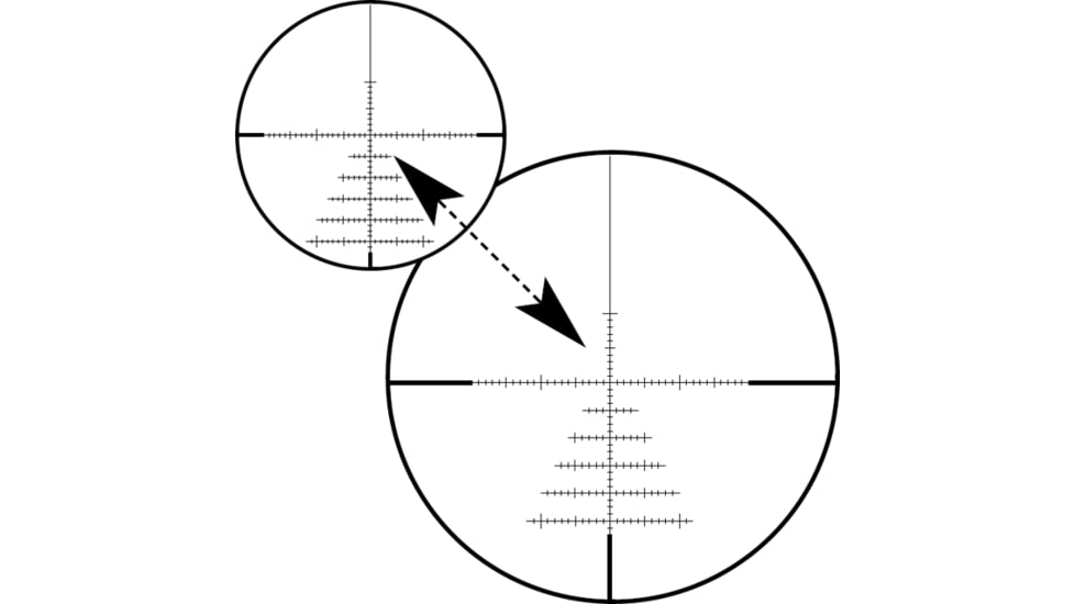 Zeiss V6 5-30x50mm Rifle Scope, Second Focal Plane, AHR Reticle, Black, 522251-9990-060