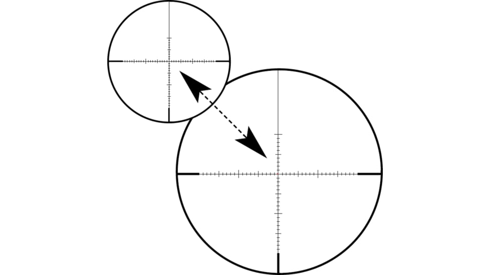 Zeiss V6 5-30x50mm Rifle Scope, Second Focal Plane, AHR Reticle, Black, 522251-9990-060