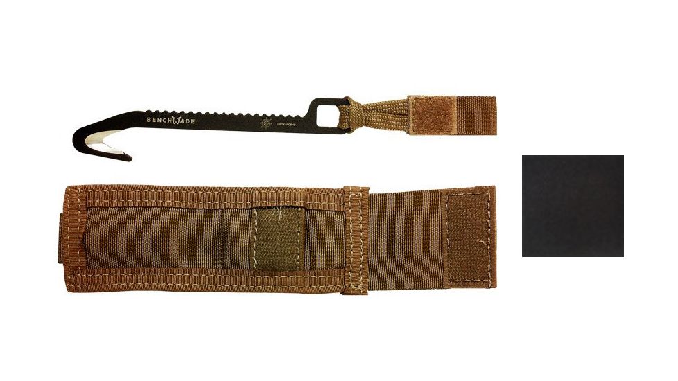 Zero Point Zero Point Hook Knife (Benchmade) with Molle Sheath, Black ZPHOOK-BL