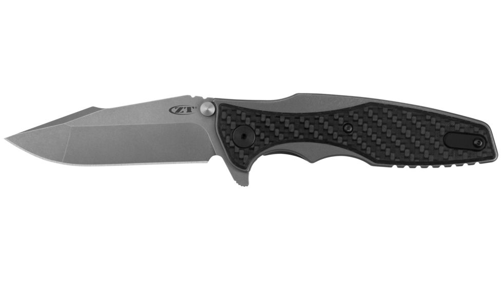 Zero Tolerance Hinderer KVT Glow CF/20CV Folding Knife, Black, 0393GLCF