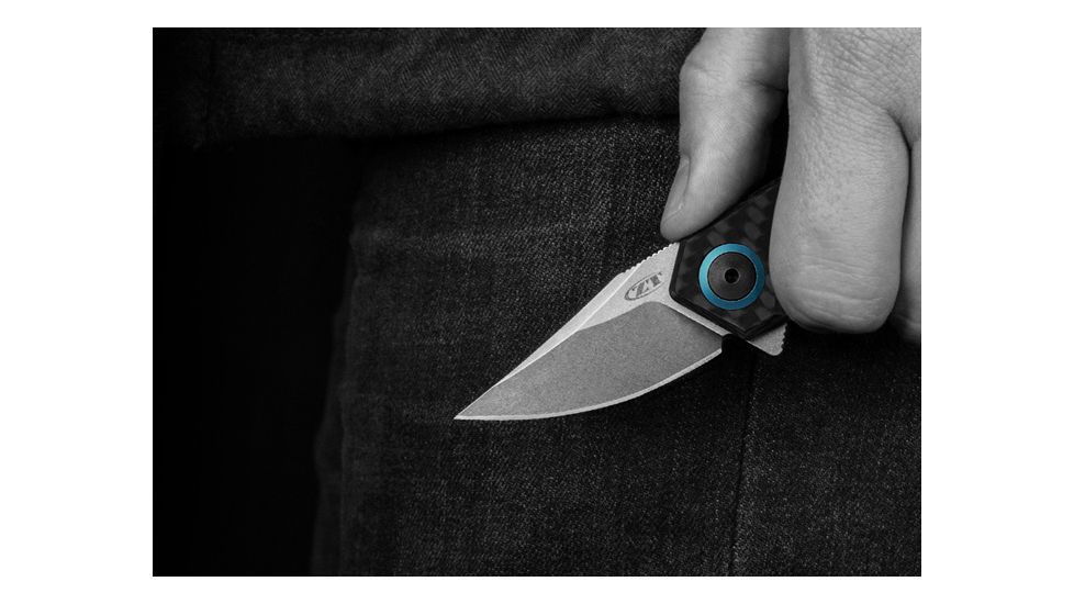 Zero Tolerance Small Galyean Folding Knife, Black, 0022