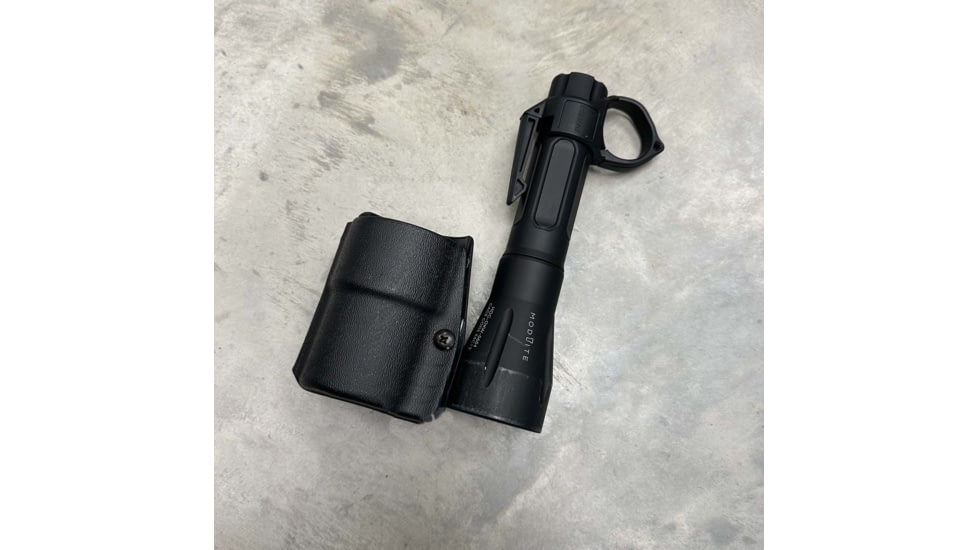 Zero9 Flashlight Case Holster, Bezel Down 2, Molle Loks, Basketweave, Z9-4025-BW-MLK