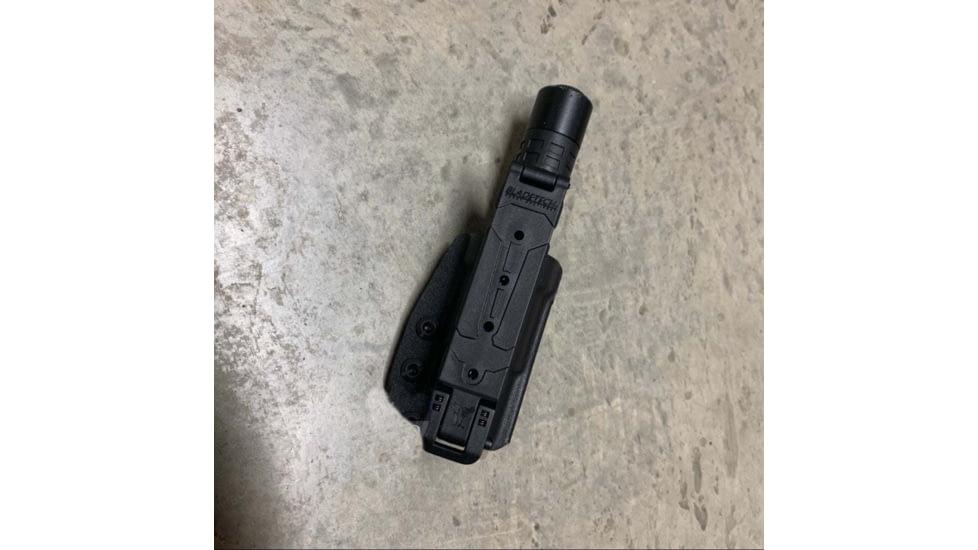 Zero9 Flashlight Case Holster, Bezel Down 2, Molle Loks, Basketweave, Z9-4025-BW-MLK