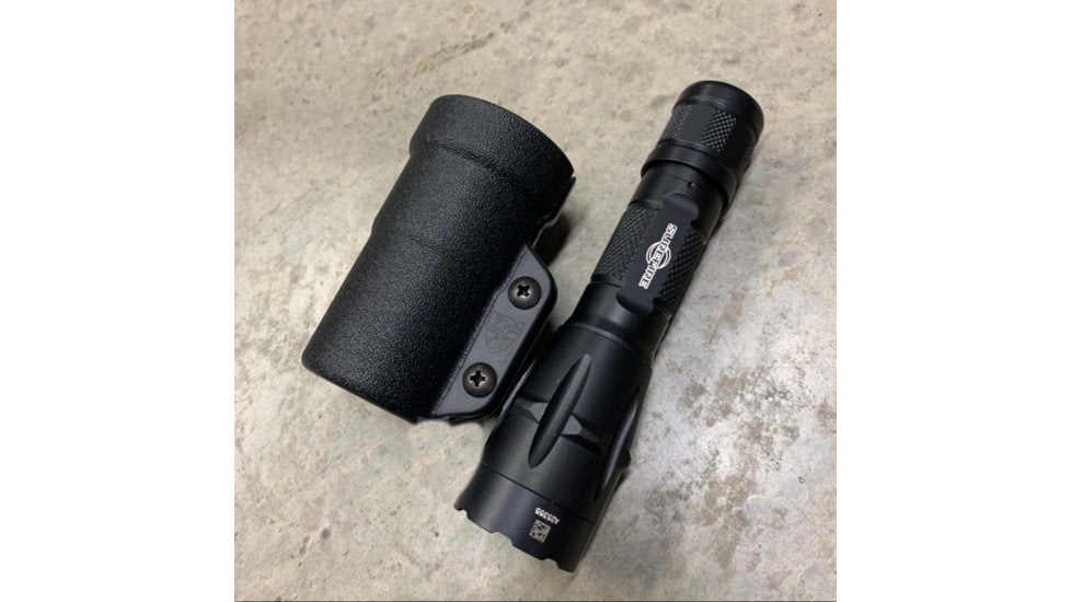 Zero9 Flashlight Case Holster, Bezel Down 2, Molle Loks, Basketweave, Z9-4025-BW-MLK
