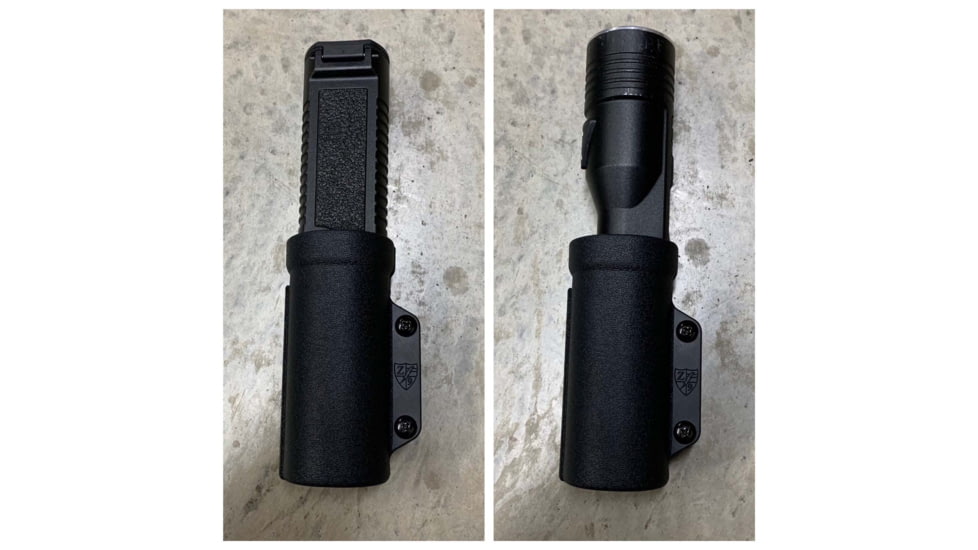 Zero9 Flashlight Case Holster, Bezel Up 2, Molle Loks, Ranger Green, Z9-4041-RNG-MLK