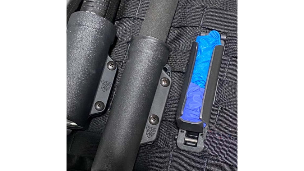 Zero9 Glove Case Holster, Molle-Lok, Plain Black, Z9-4039-BLK-MLK