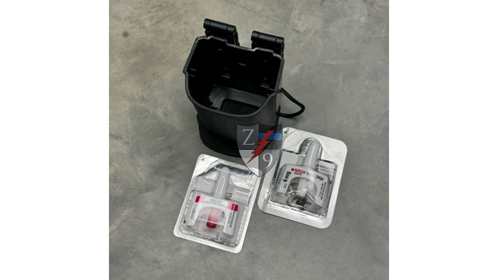 Zero9 Holsters Double Narcan Case, Black - Z9-4056-BLK-MLK
