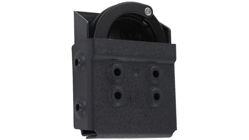 Zero9 Holsters Handcuff Case for ASP Version 2, Plain Black, Molle-Loks, Z9S-Z9-4061-BLK-MLK