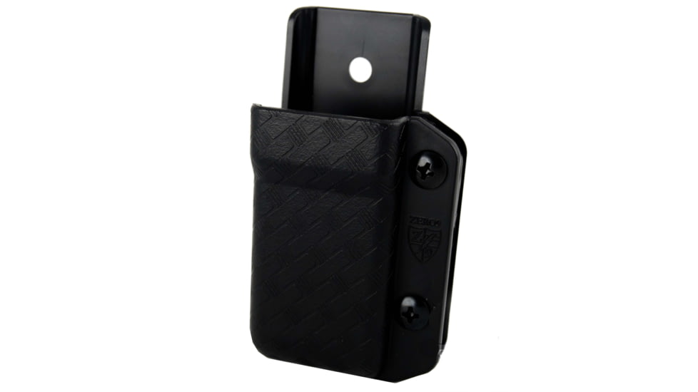 Zero9 Holsters Single Mag Case, 9mm/40cal, Basketweave, Black, Tek Lock, Z9-4050-BW-TEK