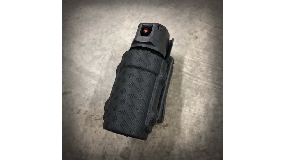 Zero9 OC Can Case Holster, Mark 2, Molle Loks, Plain Black, Z9-4017-BLK-MLK