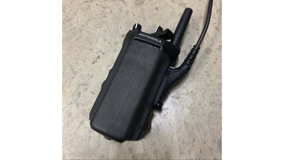 Zero9 Portable Radio Case Holster, APX Next, Molle Loks, Plain Black, Z9-5026-BLK-MLK