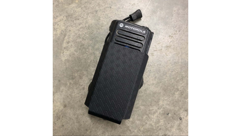 Zero9 Portable Radio Case Holster, APX Next, Molle Loks, Plain Black, Z9-5026-BLK-MLK