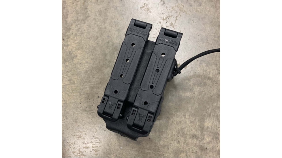 Zero9 Portable Radio Case Holster, XTS3000/5000, Molle Loks, Plain Black, Z9-5004-BLK-MLK