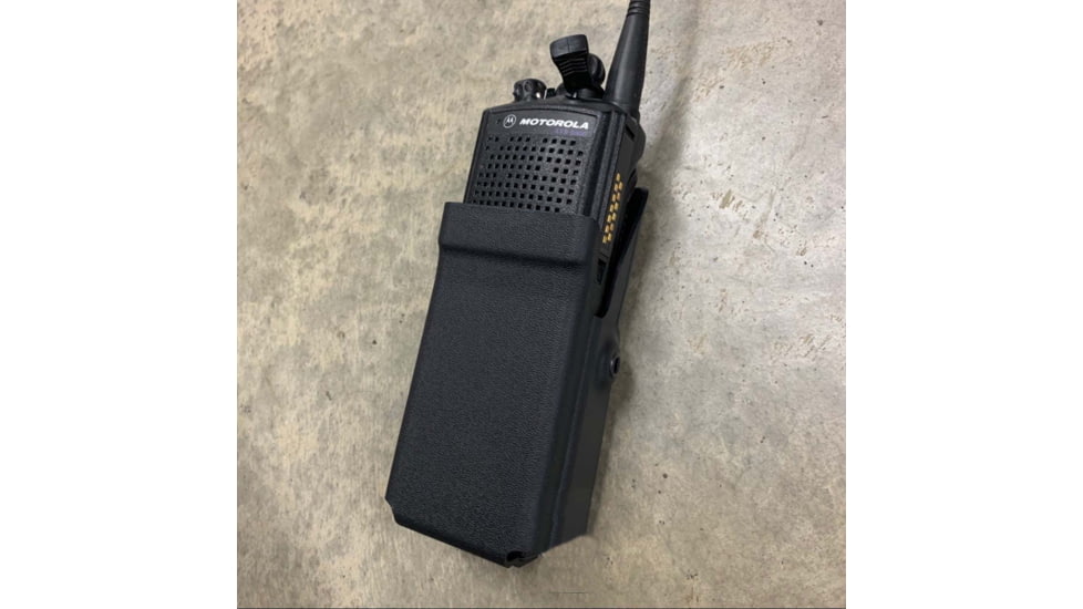 Zero9 Portable Radio Case Holster, XTS3000/5000, Molle Loks, Plain Black, Z9-5004-BLK-MLK
