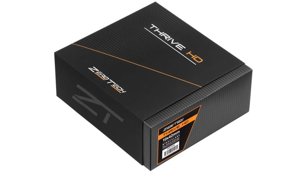 ZeroTech Optics Thrive HD 10x42 mm Roof Prism Binoculars, Grey, THD1042