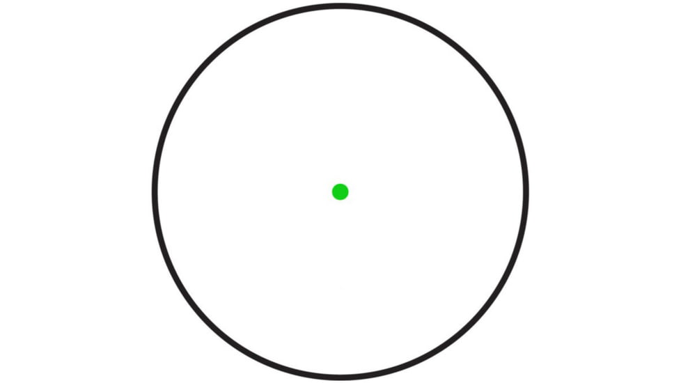 ZeroTech Optics Thrive HD RMR FootPrint Reflex Red Dot Sight w/ Low Mount, 1x28mm, 3 MOA Green Dot, Black, THDRS28GL