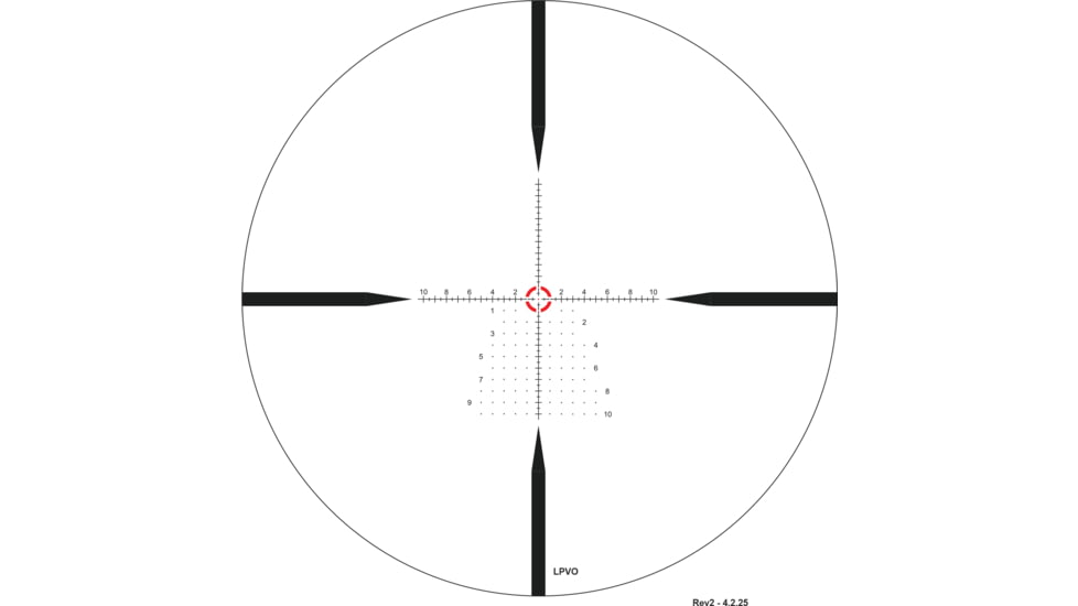 ZeroTech Optics TRACE ED 1-10X Scope, TRED11024FIR