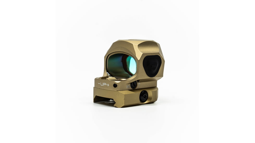 ZeroTech Optics Trace H.A.L.O 1x28mm Enclosed Micro Reflex Red Dot Sight, 3 MOA Dot, Flat Dark Earth, TRAE28-FDE