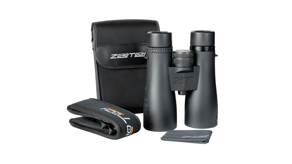 ZeroTech Optics Vengeance ED 10x50mm Glass Roof Prism Binoculars, Black, VG1050ED