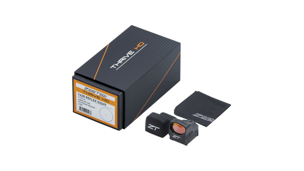ZeroTech Optics The Thrive RMR FootPrint Red Dot Sight w/ Low Mount, 3 MOA, Black, THDRS28L