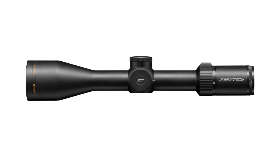 ZeroTech Optics Thrive Rifle Scope, 4-16x50mm, 30mm Tube, Second Focal Plane, Mildot Reticle, Black, TH41650MD