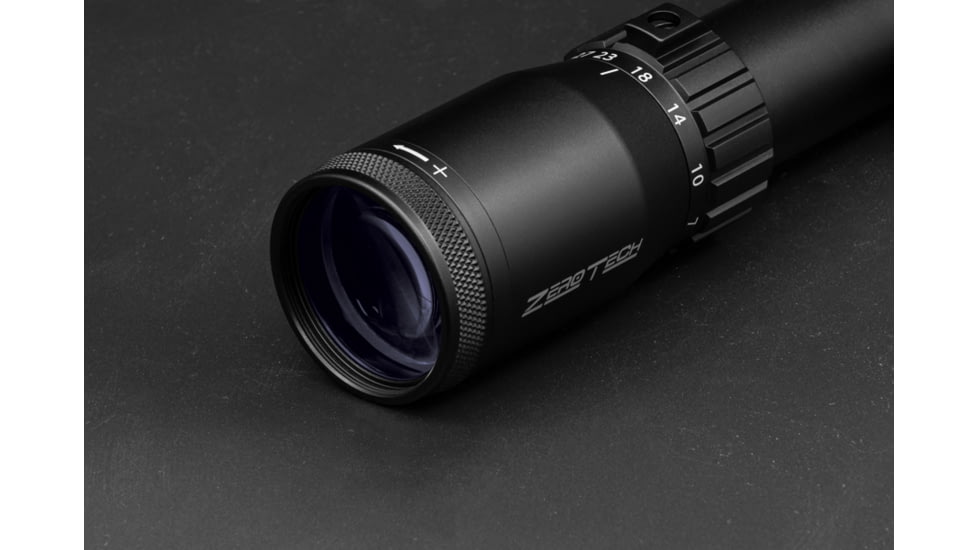 ZeroTech Optics Trace Rifle Scope, 4.5-27x50mm, 30mm Tube, First Focal Plane, RMG MOA Reticle, Black, TR4275FM