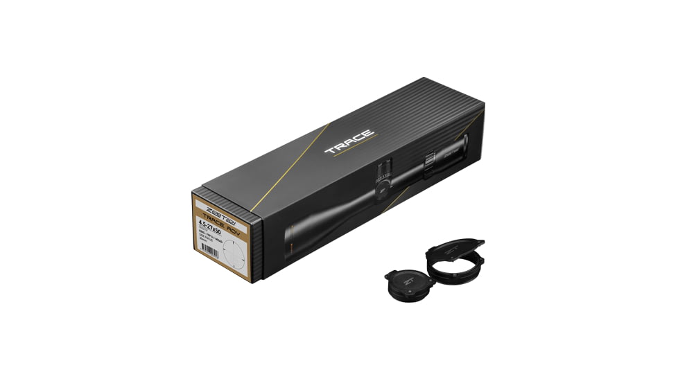 ZeroTech Optics Trace Rifle Scope, 4.5-27x50mm, 30mm Tube, First Focal Plane, RMG MOA Reticle, Black, TR4275FM