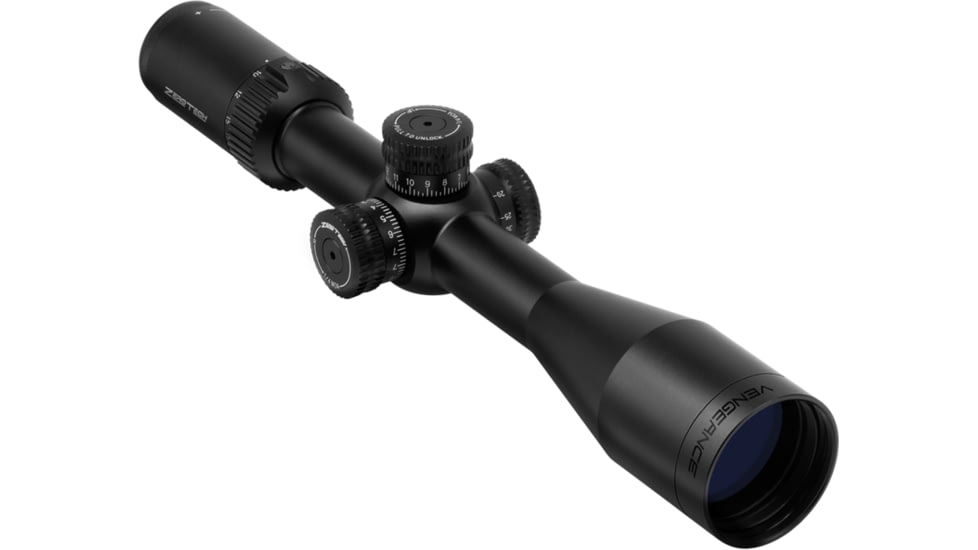 ZeroTech Optics Vengeance Rifle Scope, 4-20x50mm, 30mm Tube, Second Focal Plane, R3 Reticle, Black, VG4205R3