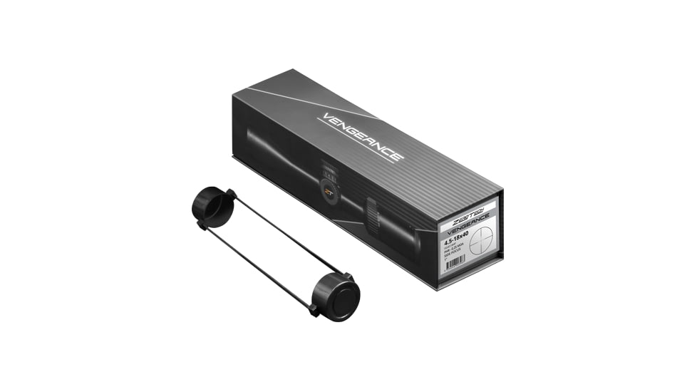 ZeroTech Optics Vengeance Rifle Scope, 4.5-18x40mm, 1 inch Tube, Second Focal Plane, PHR Reticle, Black, VG45184P