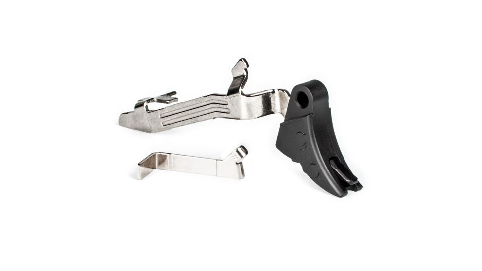 ZEV Technologies PRO Glock Pistol Trigger Upgrade Bar Kit, Glock 17/19/19X/22/23/26, Curved, Black/Black, CFT-PRO-BAR-5G-B-B