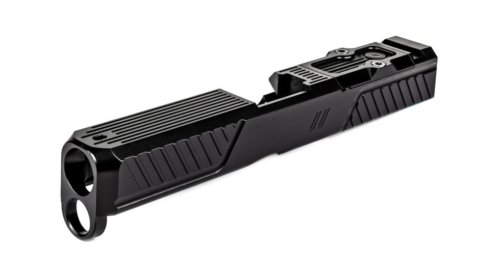 ZEV Technologies Z19 Citadel Stripped Slide with RMR Plate, Glock 19 5th Gen, Black, SLD-Z19-5G-CIT-RMR-DLC