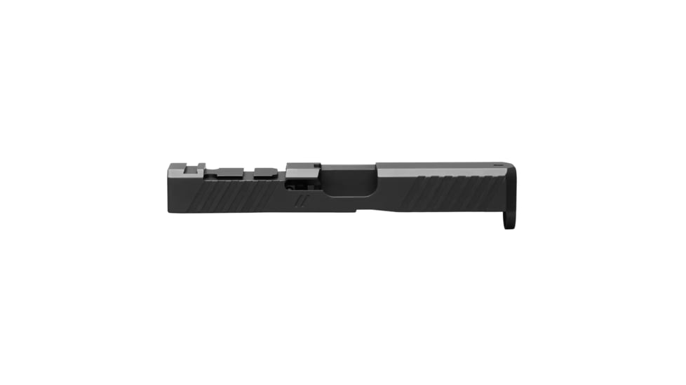 ZEV Technologies Z19 Duty Glock 19 9mm Stripped Pistol Slide, Glock 19 Gen 5, 509T Optic Cut, Black, SLD-Z19-5G-DUTY-509T-B