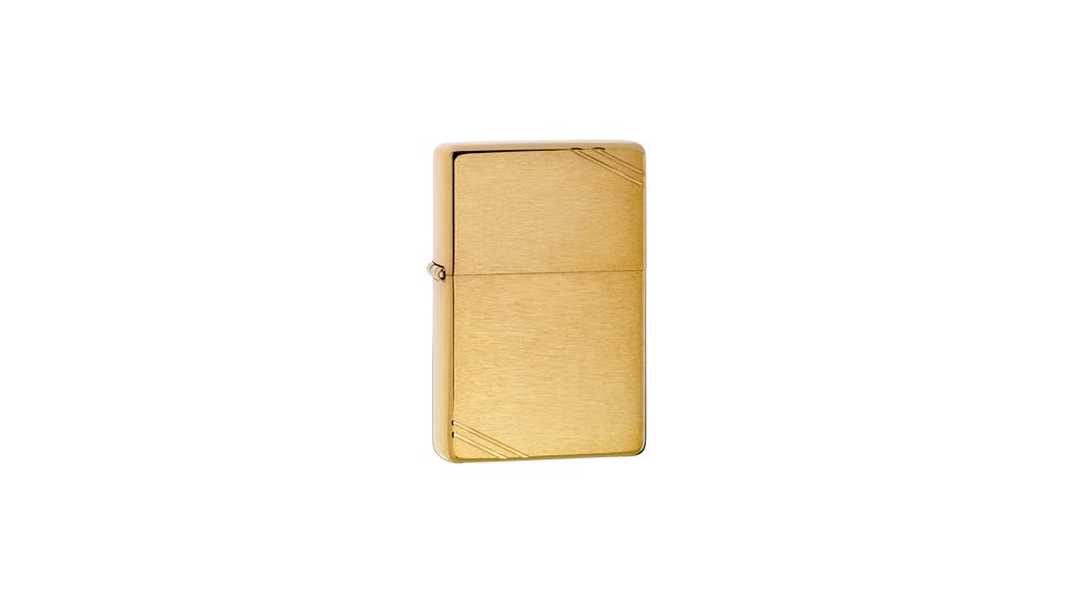 Zippo 1937 Vintage Series Classic Style Lighter, Brushed Brass 240