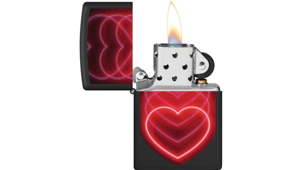 Zippo Hearts Design Lighter