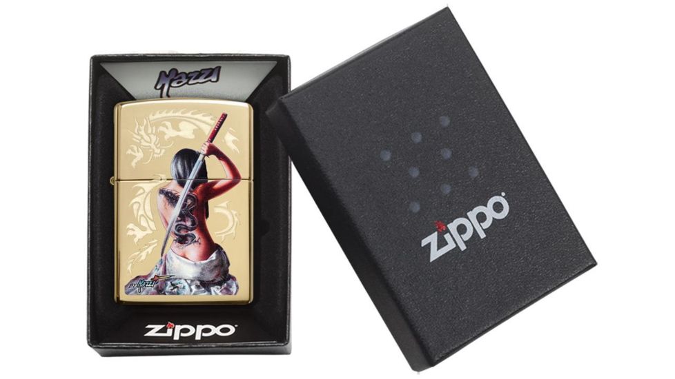 Zippo Mazzi Dragon Girl Lighter w/ Box 29668