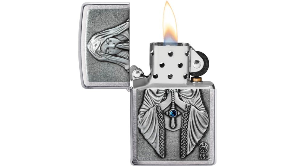 Zippo Praying Woman Emblem