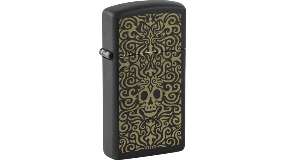 Zippo Skull Filigree Design Lighter