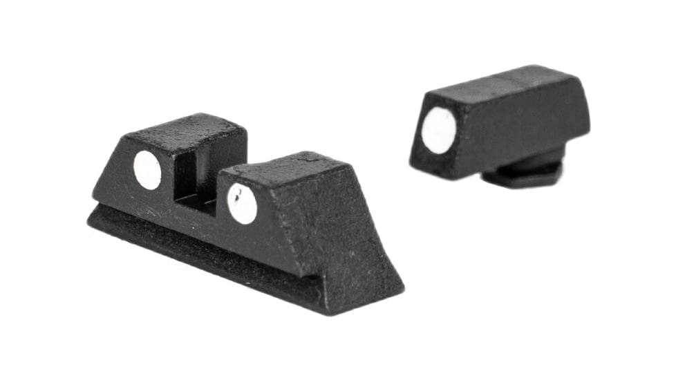 ZRODelta Front And Rear Sights, Glock Gen 3, Black, Small, 7121-0006-0000