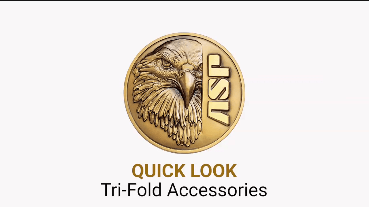 opplanet asp quick look tri fold accessories video