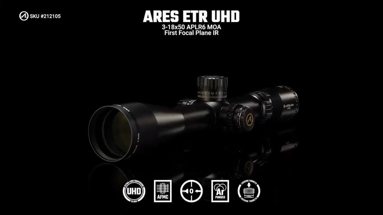 opplanet athlon optics 212105 ares etr uhd 3 18x50 aplr6 moa ffp ir features video